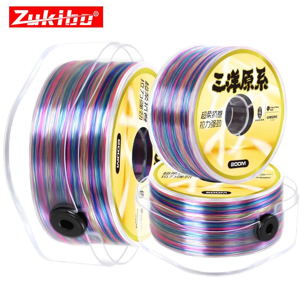 ZUKIBO Sanyo Monofilament Fishing Line Strong and Abrasion Resistant Nylon Mono Fishing Line, Smooth and Long Casting,Low Memory