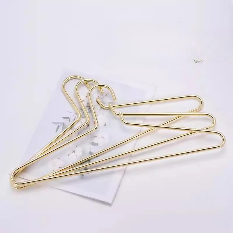 INS Style Heavy Duty Metal Hangers Silver Garment Racks Home Textile Display Hooks for Coat Premium Commercial Closet Organizers