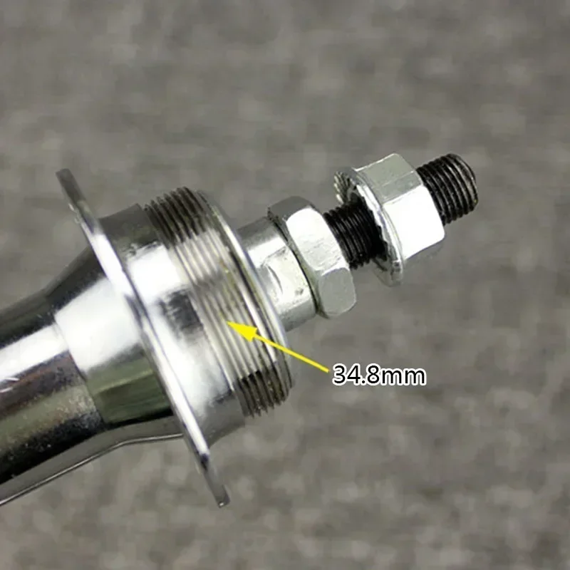 1 pçs mtb mountain roda hub motor 36 buraco cubo de freio a disco da bicicleta rosca disco dianteiro/traseiro cubos de freio peças