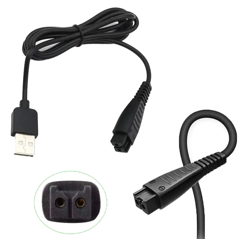 Razor USB Charging Cable for 4.8V1.25A Razors Compatible with 5V1A Charging Heads for RE7-87 RE7-59 ES-LF Acr3/4/5 Series Razors