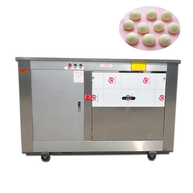 Stainless Steel Dough Divider Rounder Steam Bun Dough Cutter Pair of Roller Round Dough Ball Making Machine