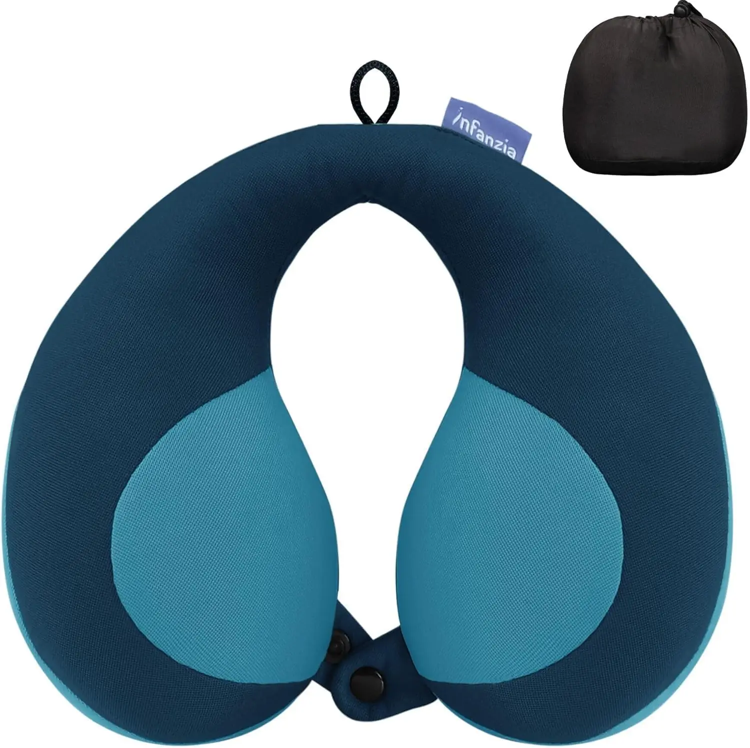 Kids Travel Pillow for Chin Neck Support, Portable Soft U-Shaped Neck Pillow in the Car seat, Airplane or Pram - Stop Toddler's