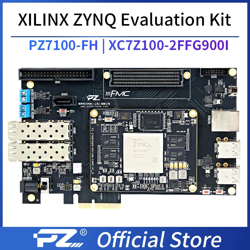 

PuZhi PZ7100-FH KFB 900I Evaluation Kit Xilinx Zynq-7000 SoC XC7Z100 FPGA Development Board PCIe SFP USB ZC706