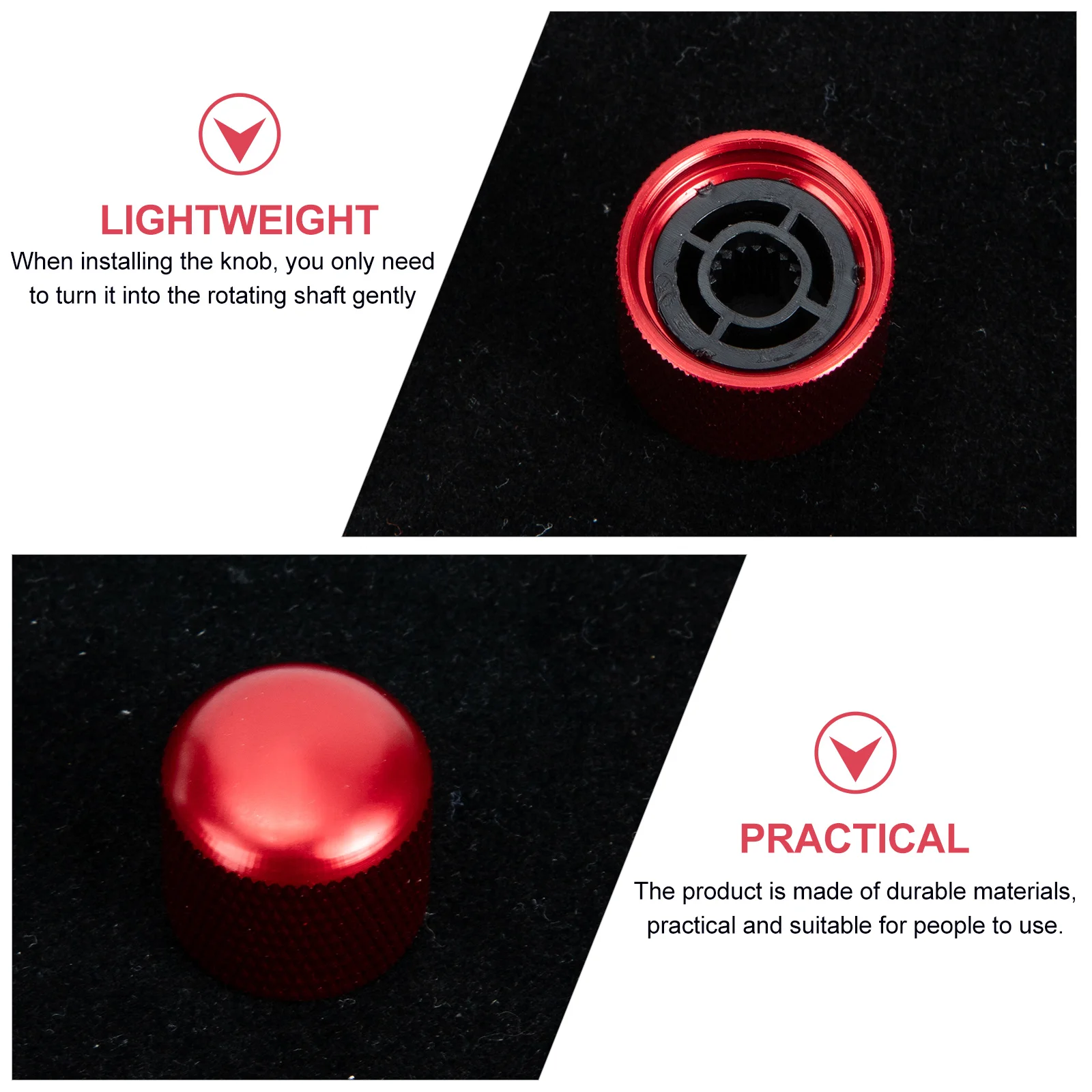 

Metal Guitar Volume Knob Potentiometer Caps Replacement Solid Material Durable Bass Volume Control Musical Instrument Parts
