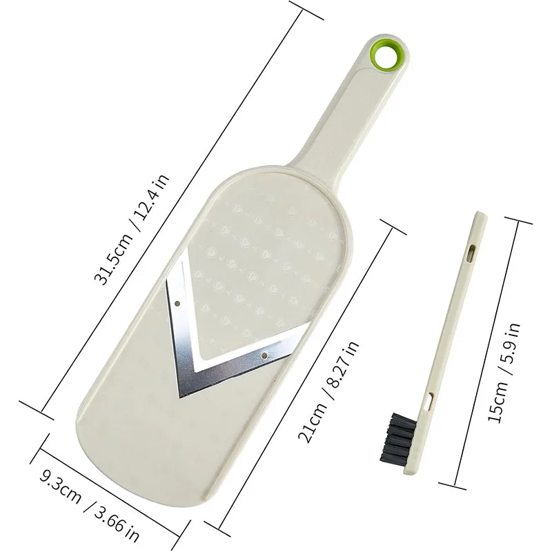 قطاعة الملفوف يده قطاعة المندولين الفولاذ المقاوم للصدأ الملفوف كولسلو القاطع أداة تقطيع الخضراوات رقائق البطاطس القطاعة JT580