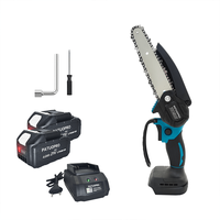 PATUOPRO 6 Inch Chain Saw Cordless Electric Saw Garden Tree Logging Saw Handheld Wood Cutting Power Tools Fit Makita 18V Battery
