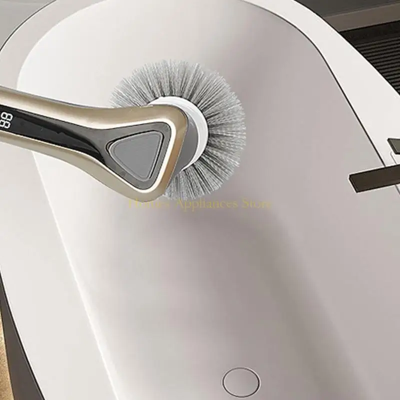 D0AB 전기 스핀 스크러버 프로페셔널 방수 방수 스크러버 2600mAh 배터리 전력 스핀 스크러버 무선 가정