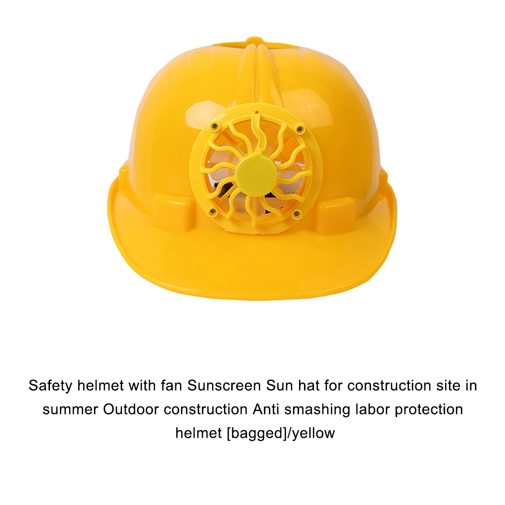 Sun Hat With Solar-Powered Fan For Cool And Safe Experience Head Protection Safety Helmet Sunscreen Hat Fan Hat white