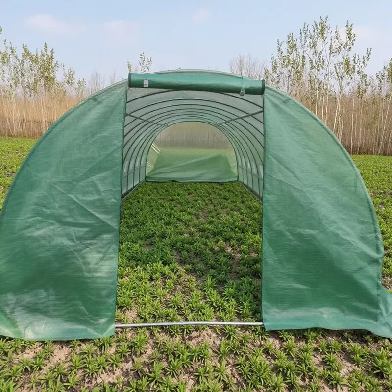 

Hot Sale Agricultural Greenhouse Heavy Galvanized Steel Frame Rot Proof Walk-in Tunnel Greenhouse Easily Assembled