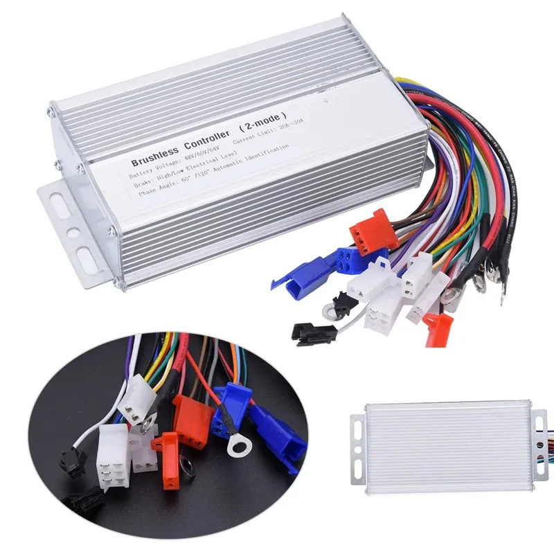 48V 60V 64V 1000W‑1500W Electric Bicycle Brushless Speed Motor Controller for Scooter