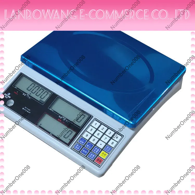 30kg Digital Counting Scale Electronic Table Scale High Precision for Pharmacy Warehouse Factory Laboratory Shipping