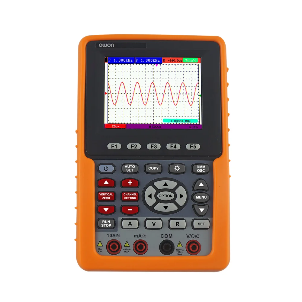 Imagem -03 - Osciloscópio Digital Hds1021m-n Hds2061m-n Hds3101m-n Series 1ch 20mhz100mhz Bandwidth Taxa de Amostragem 500msa s 1gsa s