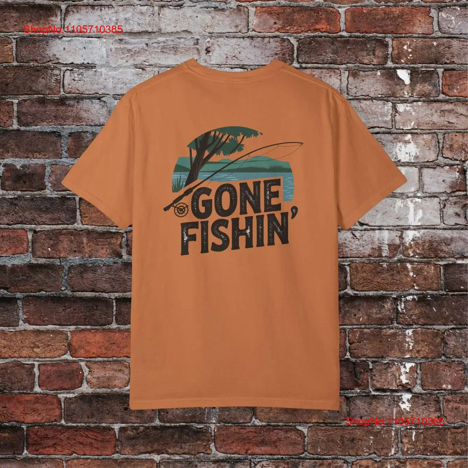 Vintage Fishing T Shirt Classic Fisherman Gone Fishin' Outdoor Angler Timeless Rod Top Rustic Angling Apparel vintage Washed