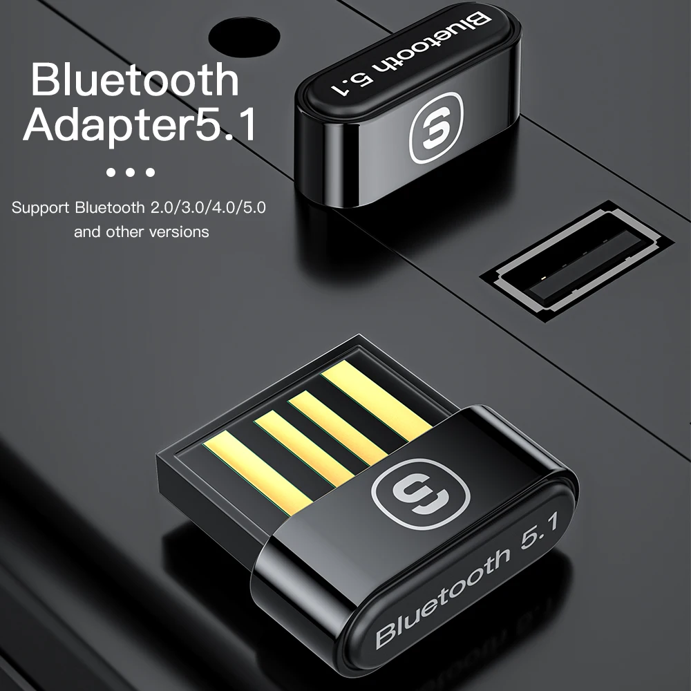 Adattatore Bluetooth USB Essager adattatore Dongle Bluetooth 5.1 per PC Laptop altoparlante Wireless ricevitore Audio musicale trasmettitore USB