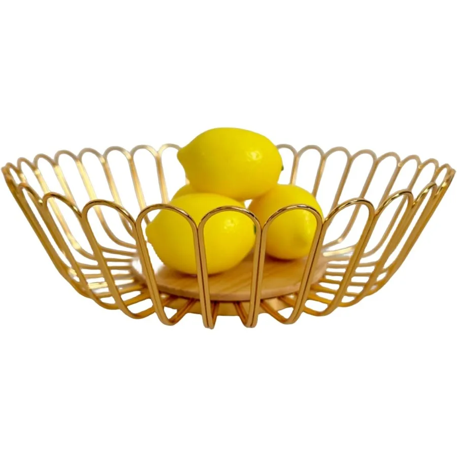 Gold Fruit Basket M… - image