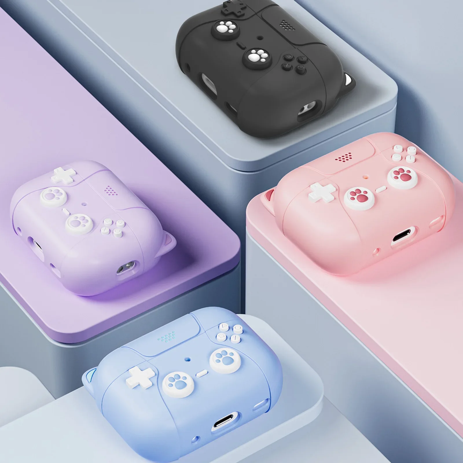 Милый 3D силиконовый чехол для AirPods Pro 2-го поколения с брелоком, силиконовый защитный чехол для Airpods Pro 2