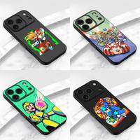 M-Mega man X R-Rockman Zero Phone Case For iPhone 17,16,15,14,13,12,11,Pro,Max,Plus,E,Air,Mini Protective Black Cover