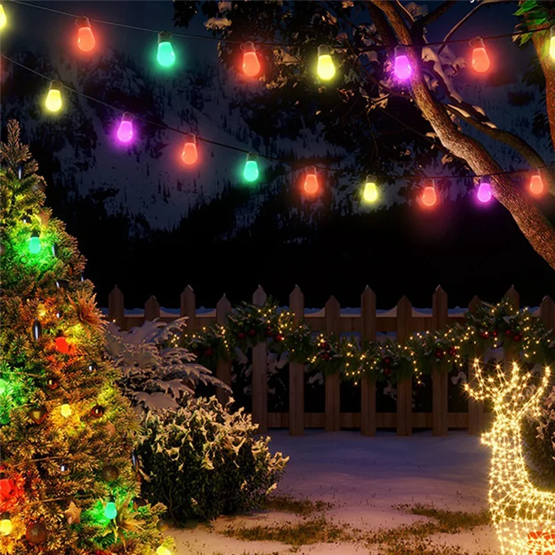 سلسلة إضاءة POP-light لغرفة النوم الداخلية سلسلة إضاءة 7 أمتار 20 مصباح + 2 متر LED ممتد مناسبة للتعليق الخفيف