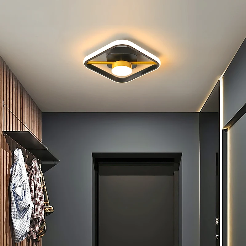 New Modern LED Ceiling Light Simple Balcony Crossing Light Home Corridor Porch Channel Ceiling Light Nordic Wind Cloakroom Light