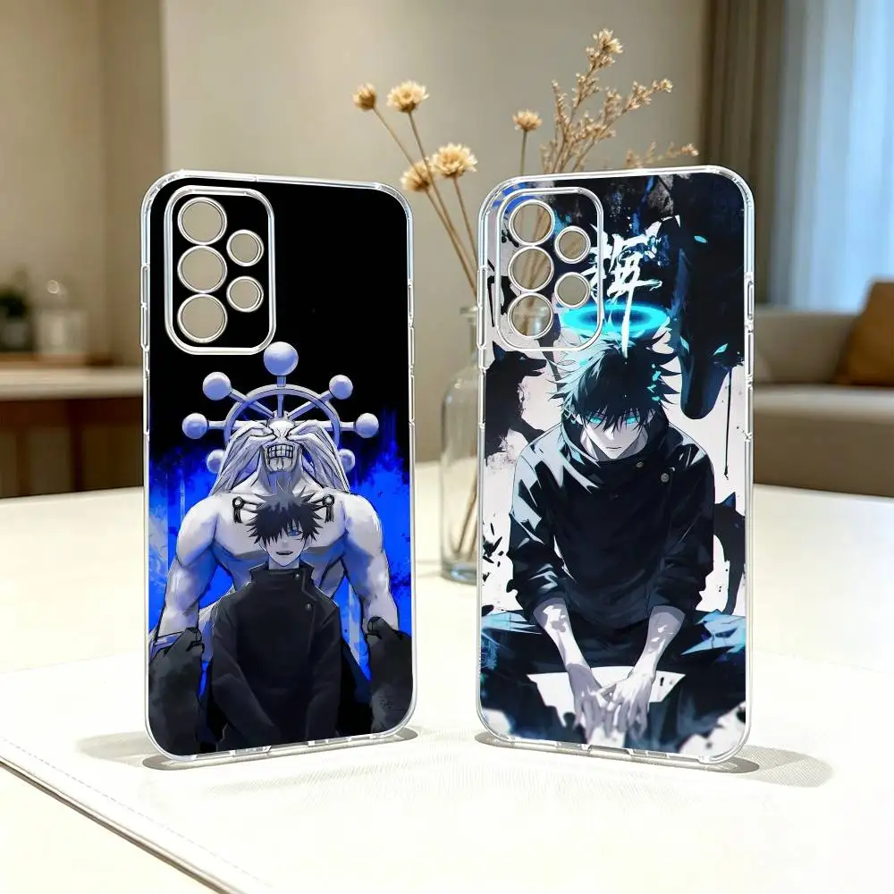 Cool Anime M-Megumi Fushiguro   Phone Case For Samsung S25,S24,S21,S22,S23,S30,Ultra,S20,Plus,Fe Transparent Cover
