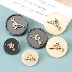 FCXDG 10pcs Beautiful Clothes Decorative Buttons Flower Design Fashionable Resin Buttons Women's Dress Knitted Sweater Buttons