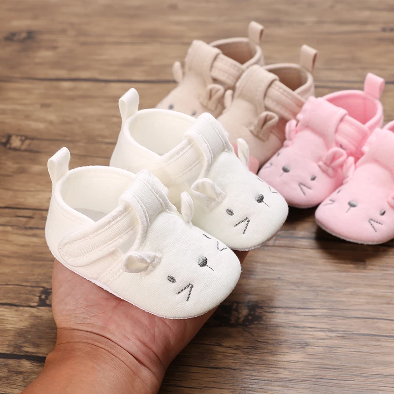 Newborn Baby Socks Shoes Boy/girl Baby Cute Animal Face Toddler Shoes Toddler Breathable Cotton Non-slip Comfortable Baby Shoes