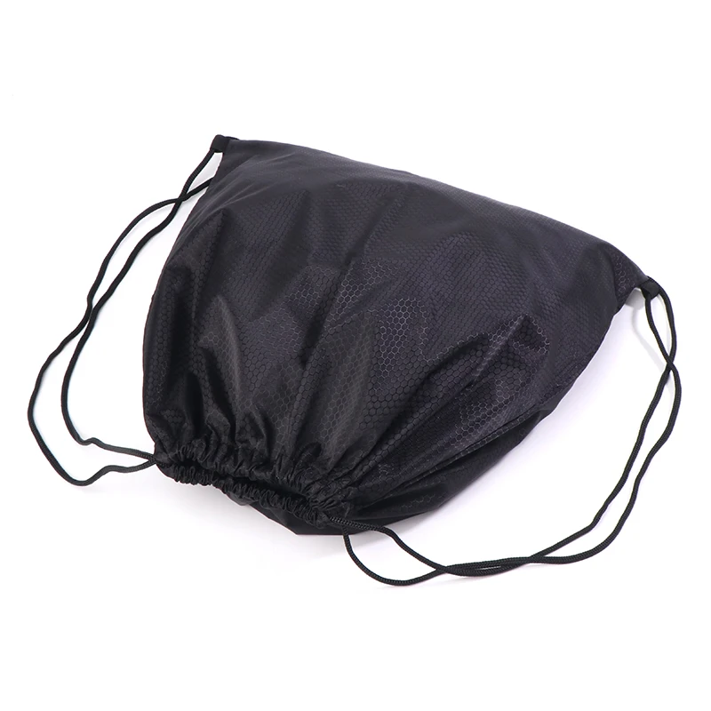 1Pc Helmet Bag Rainproof Backpack Drawstring Pocket For Motorcycle Scooter Moped Bike Bicycle Full Half Helmet Lid Protect Bag