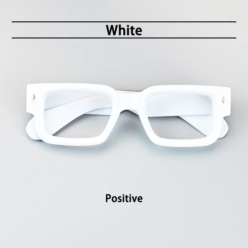 Damen Photochrome Brille Quadratischer Übergroßer Acetatrahmen Anti-Blaulicht Myopie-Korrekturbrille Maßgefertigte Herrenbrille – Detail 9