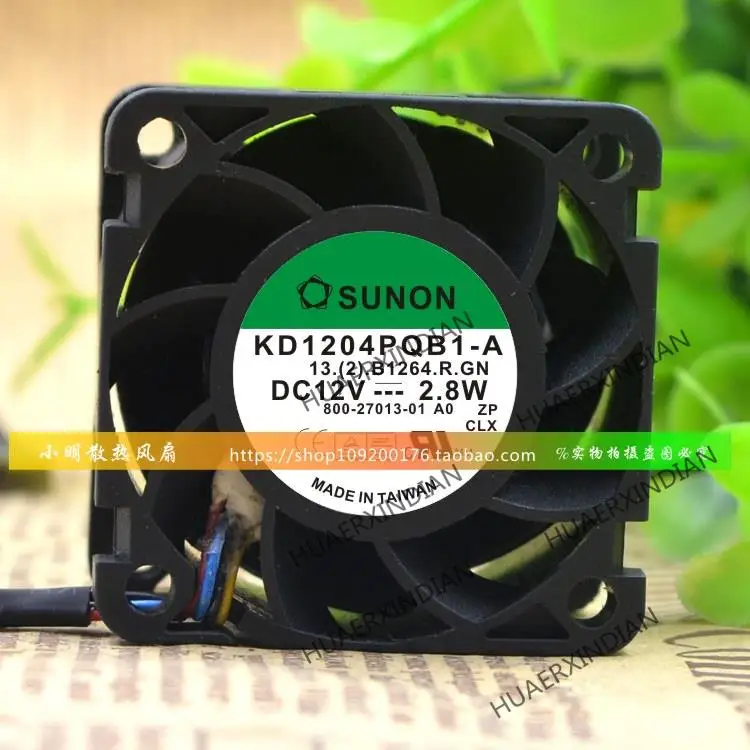 

New KD1204PQB1-A 4028 4CM 12V 2.8W Cooling Fan Assembly Kit