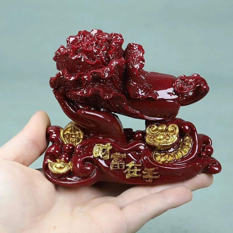 Live stream supply gifts cinnabar ornament purple gold sand cornucopia cinnabar animal gifts cabbage ornament decoration wholesa