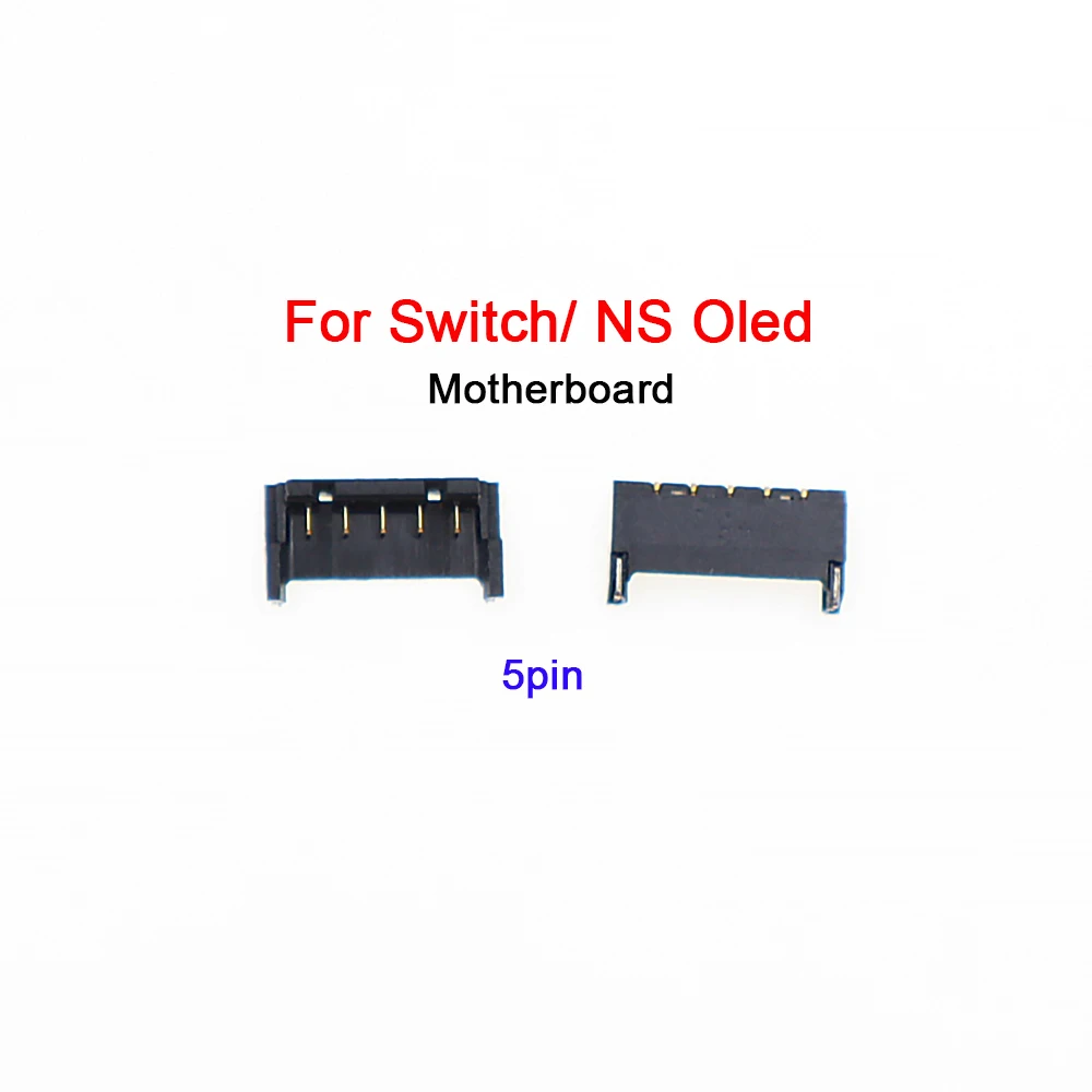 1-5PCS Motherboard Battery Socket For Switch,NS Oled ,NS Lite Console Battery Port Interface Rechargeable Snap Plug Replacement