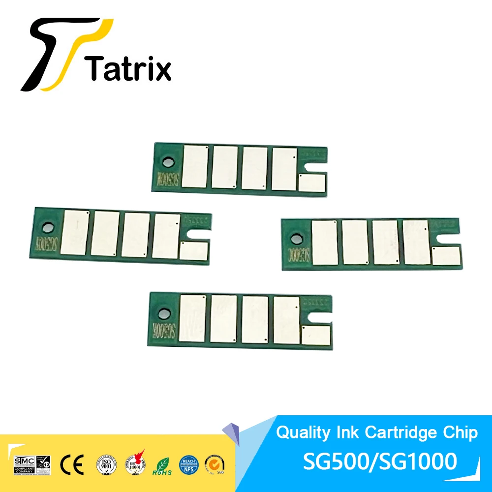 Tatrix Chip SG500 SG1000 Premium Color InkJet Ink Cartridge Chip For Sawgrass SG500 SG1000  SawGrass Virtuoso Printer