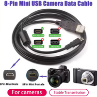 1/1.5M 8 Pin UC-E6 Camera USB Data Cable Cord For Panasonic Lumix DMC-FZ72, DMC-FZ150, DMC-FZ200, DMC-G1, DMC-G2, DMC-G3, DMC-G5