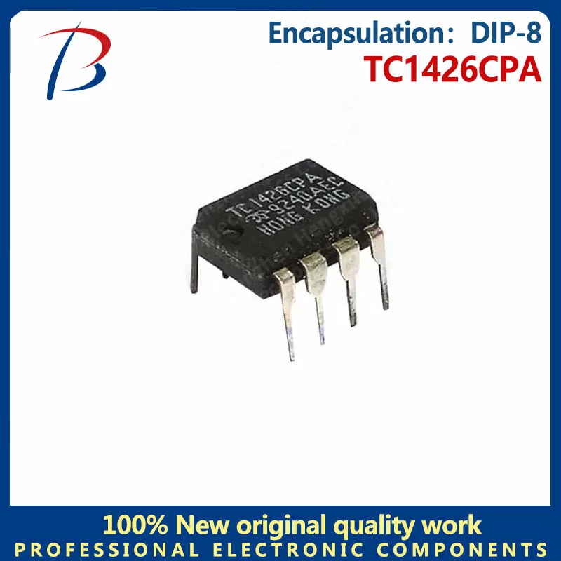 

10PCS TC1426CPA Трафаретная печать TC1426CPA Высокоскоростной драйвер IC-чип непосредственно вставляется в DIP-8