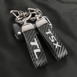 Car Key Chain For Acura MDX RDX TSX TL ILX TLX NSX RL CDX ZDX TLXL RLX Portable Fashion Keyring Decor Auto Universal Accessories