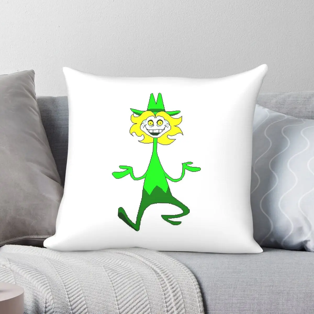 Worthless Petaly Deltarune Pillowcase Polyester Linen Velvet Pattern Zip Decor Pillow Case Home Cushion Cover