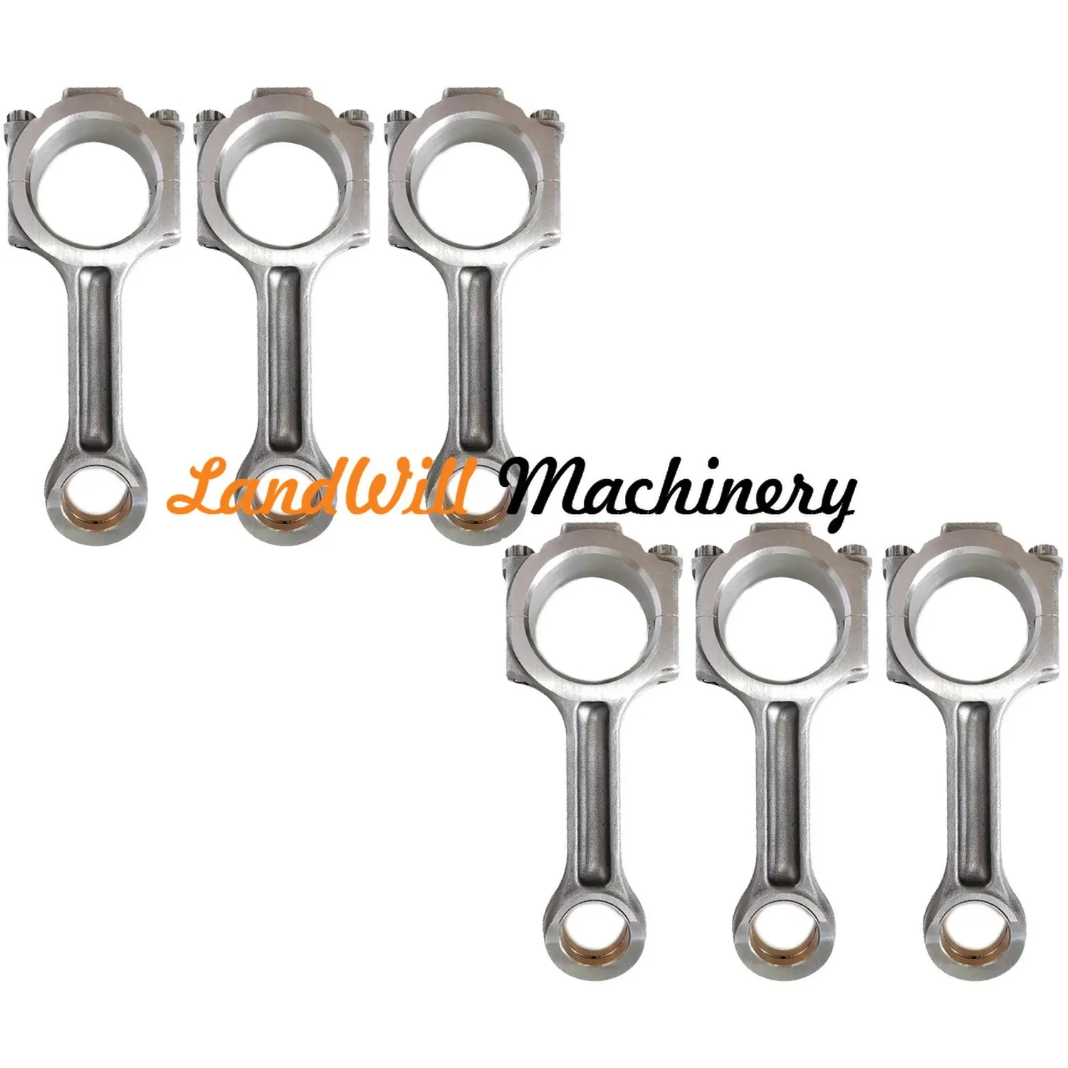 P11C Engine Overhaul Rebuild Kit + 6pcs Connecting Rod Fits Hino 700 Truck