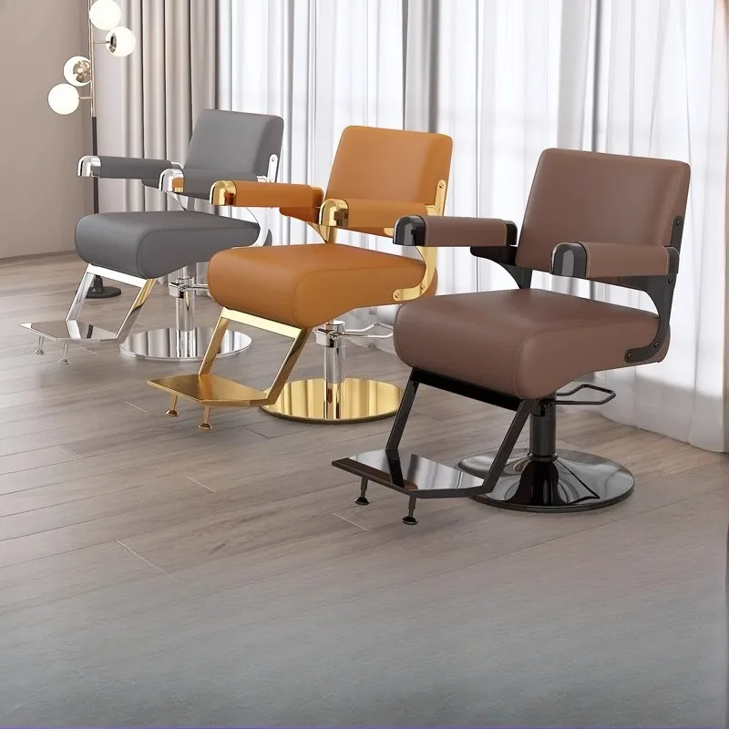 *& forHairdressing Seats Chairs Barber Chair Swivel Beauty Salon Chairs Relaxing Hairstyle Professional Chaise Beautician Stoolr 4