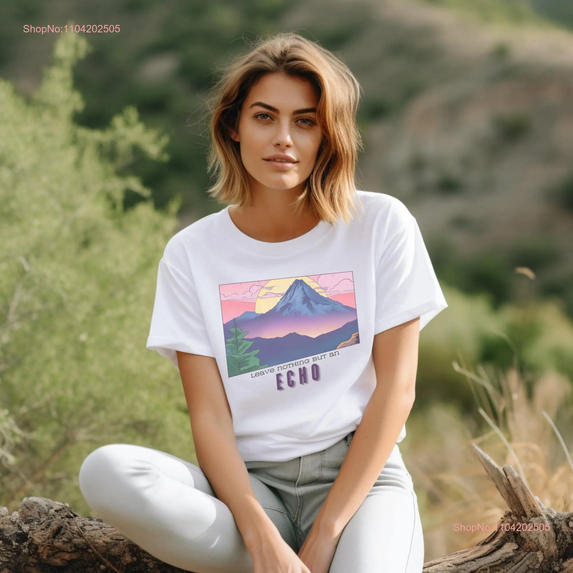 Retro Hiking T Shirt Mountain Sunrise Sunset Wilderness Hiker Vintage Vibe Bella Canvas long or short sleeves