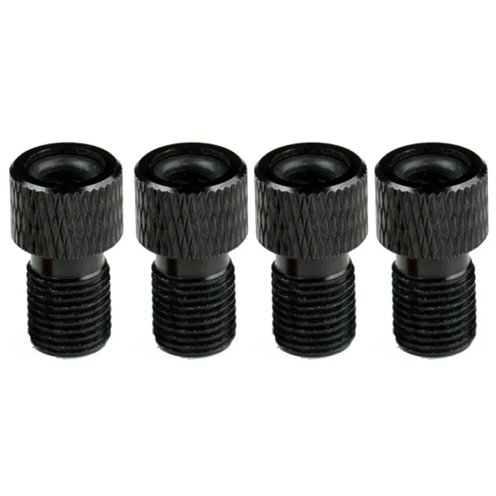 

4pcs Valve Adator Aluminum Alloy Bicycle Car Valve French Valve Mouth Tubeless Tyre 17*10*7.5mm 4* New Pratical