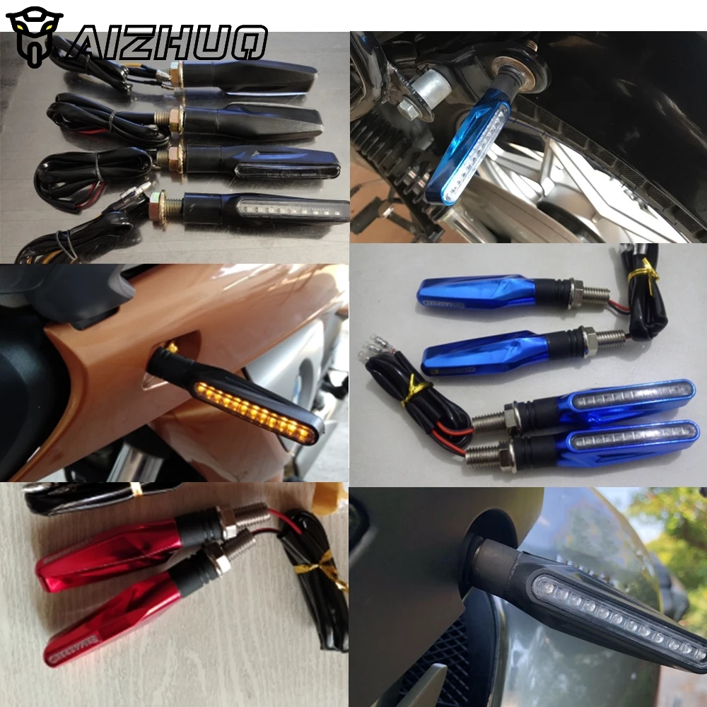 Motorcycle Accessories 12V LED Turn Signal Light Indicator Light FOR SUZUKI GSF650 GSF250 600S BANDIT GS500 E F DL1000/V-STROM