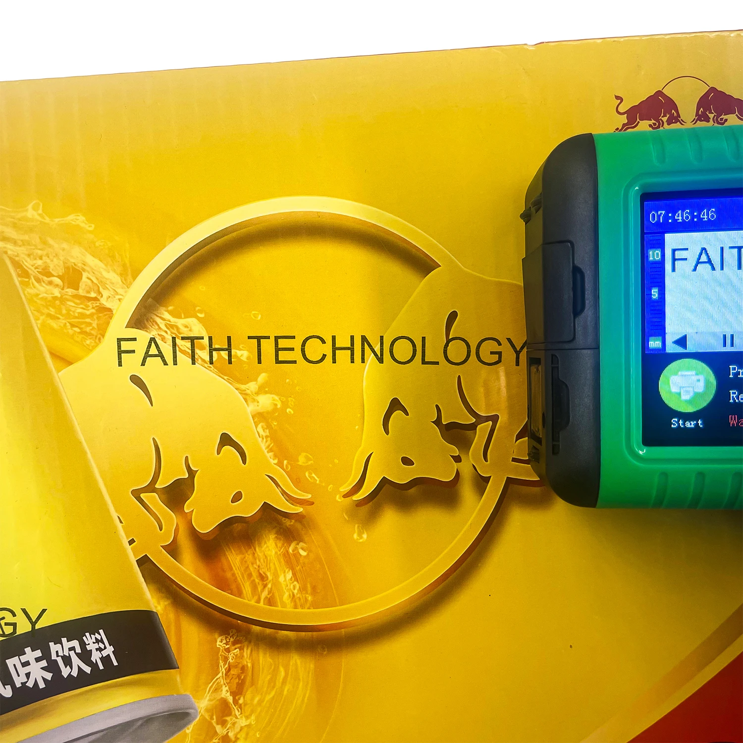 Faith Mini Inkjet Printer Production PVC Card Date Bottle Food Printer Packaging Bag Portable Thermal Id Card Printer