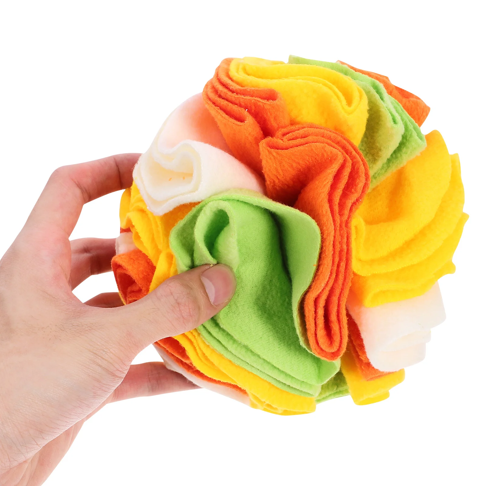 

Dog Sniff Ball Interactive Slow Feeder Ball for Small Dogs Puppy Training Pet Foraging Chew Plaything Brain Exercise