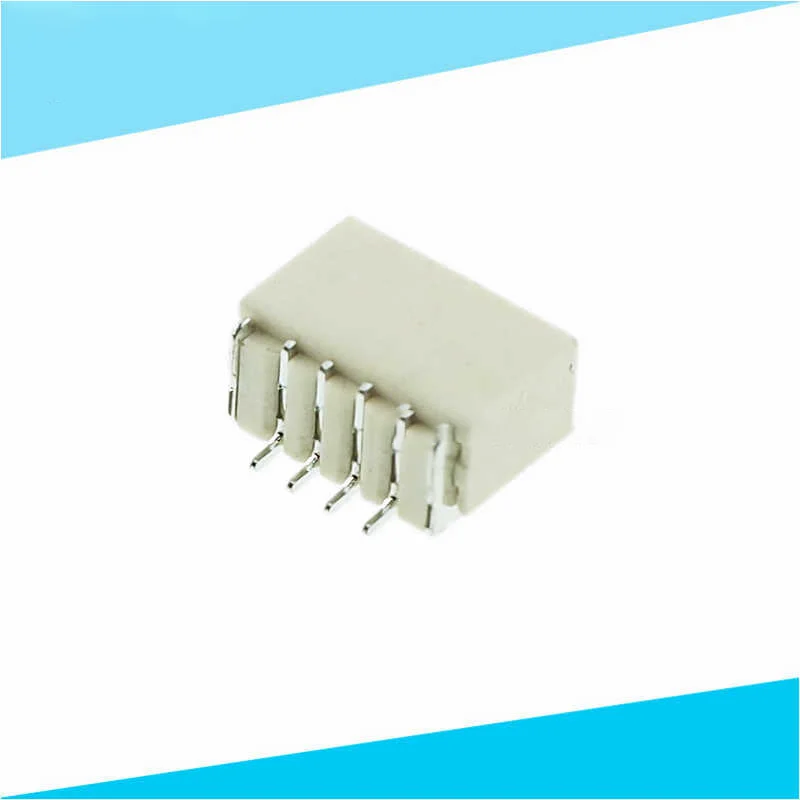 1.0mm horizontal chip 2/3/4/5/6/7/8/10/12-pin socket connector with 1.0 pitch horizontal placement