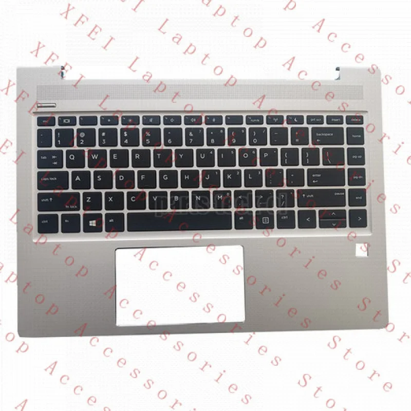 

F New For HP ProBook 440 G6 445 G6 G7 Palmrest Non-Backlit Keyboard L44589-001