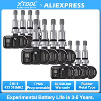 XTOOL TS100 PRO 2 in 1 Sensor TPMS 315MHz 433MHz Automotive Tire Repair Tools Scanner Unlimited TPMS Programming TS100 Sensor