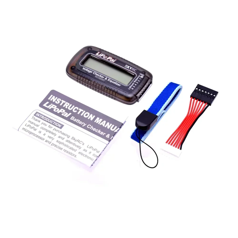 SKYRC vePoPal-Vérificateur de tension de batterie Lipo 2-6S, équilibreur de tension, ajusteur, indicateur de capacité