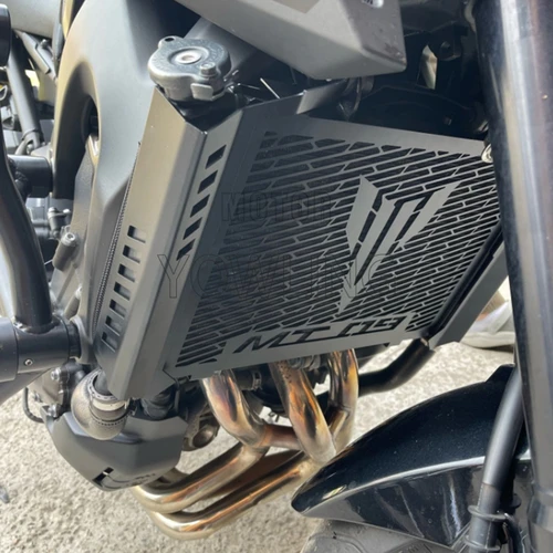Imagen 2 del producto Protector de cubierta lateral para parrilla de radiador, refrigerador para Yamaha MT09 MT07 MT 09 07 FZ 09 FZ07 2014 2015 2016 2017 2018 2019 2020