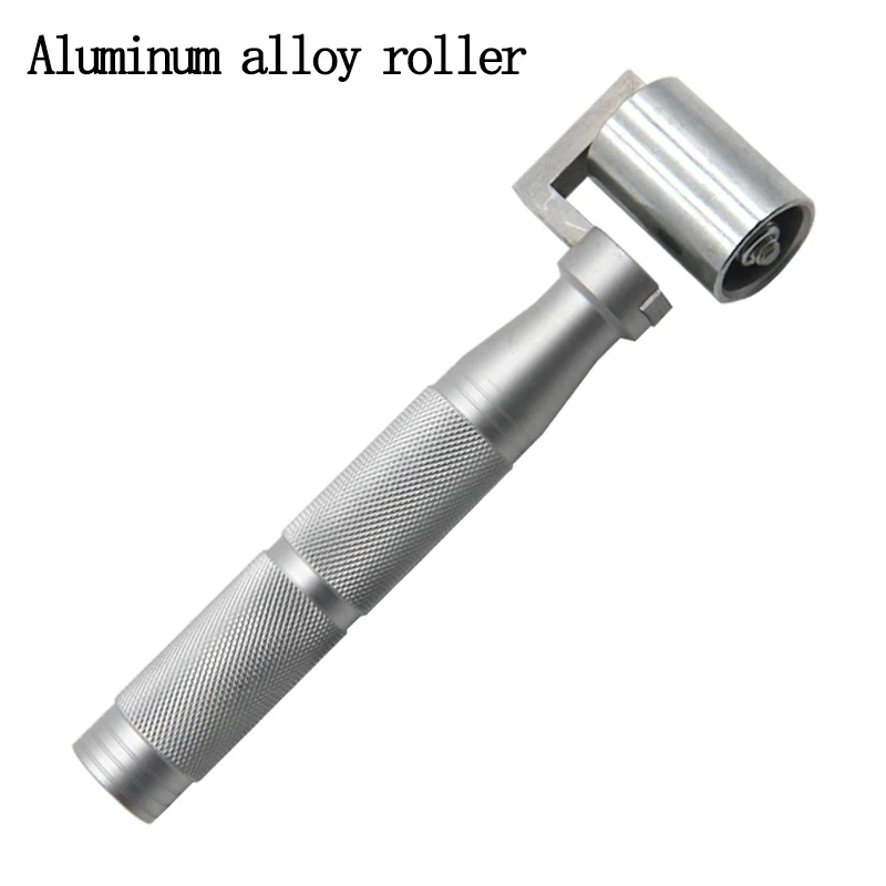 Household Wallpaper Pressing Wheel Aluminum Alloy Roller Wallpaper Construction Flat Press Wheeling Roller with Bearing