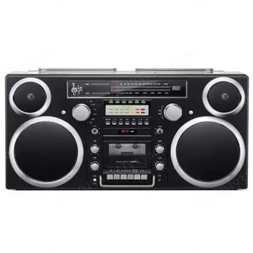Retro Elderly Radio Bluetooth Audio Wireless Tape Recorder CD Player